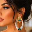 گوشواره فیروزه‌نشان