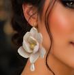 گوشواره پاپیه ماشه ماگنولیا
