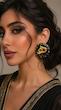 گوشواره پاپیه ماشه هیچ مدرن