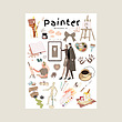 استیکر Painter