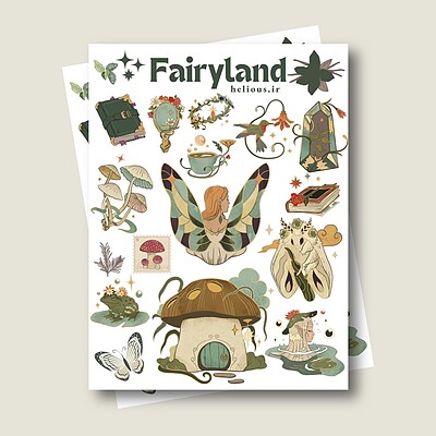 استیکر Fairyland 