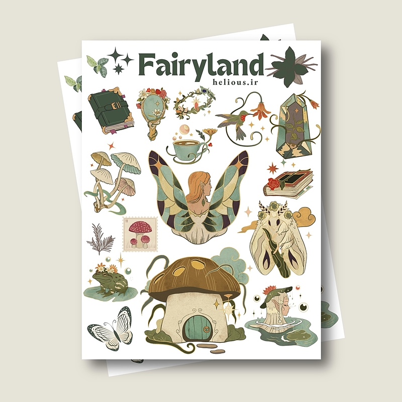 استیکر Fairyland 