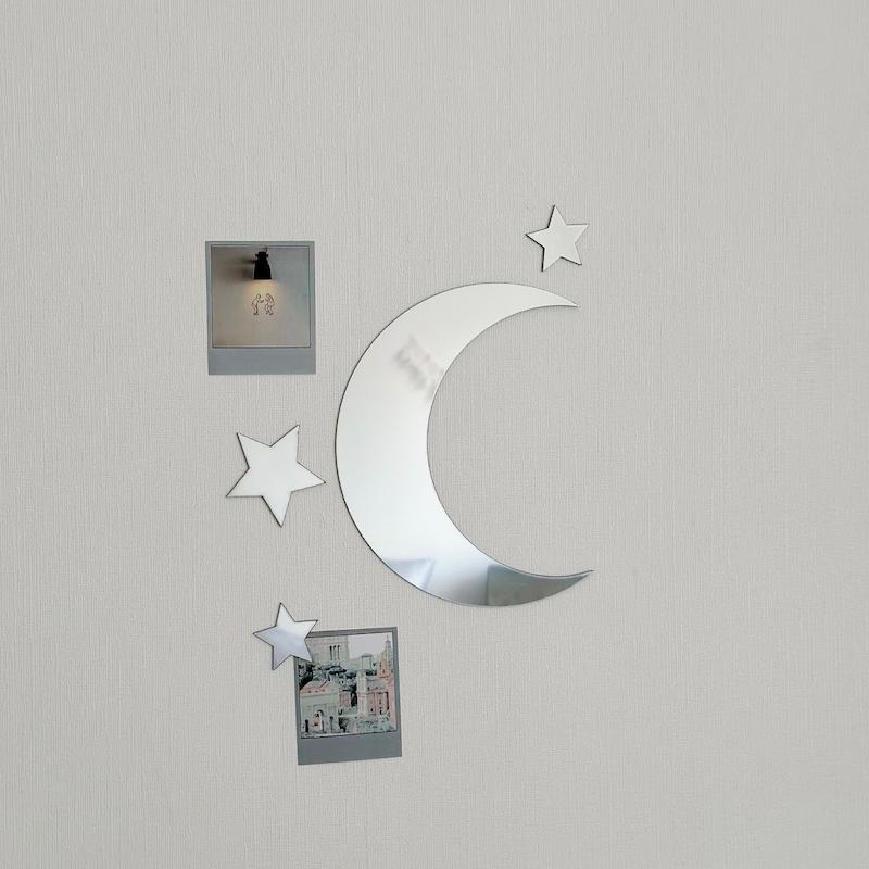 آینه پلکسی طرح ماه
