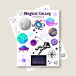 استیکر magical galaxy 