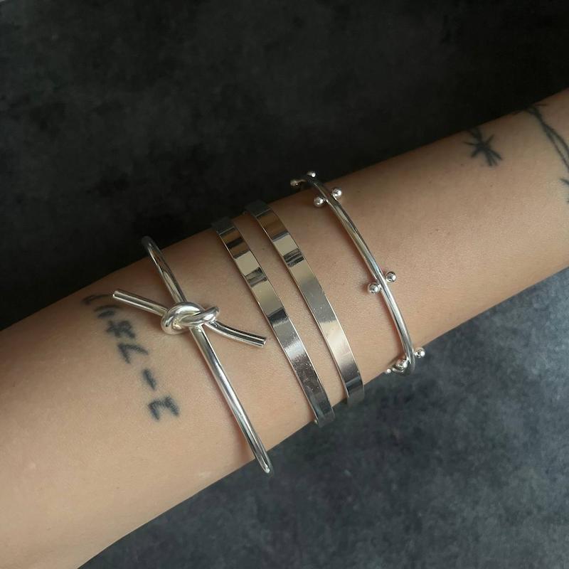 پک اقتصادی بنگل آبکاری نقره✨