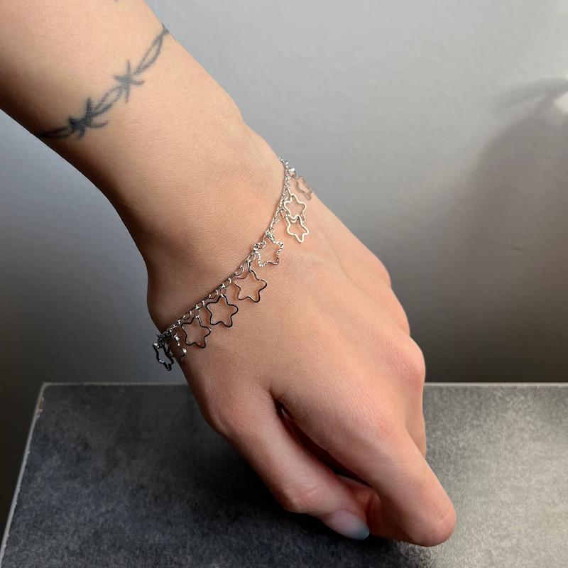 دستبند ستاره رنگ ثابت⭐️