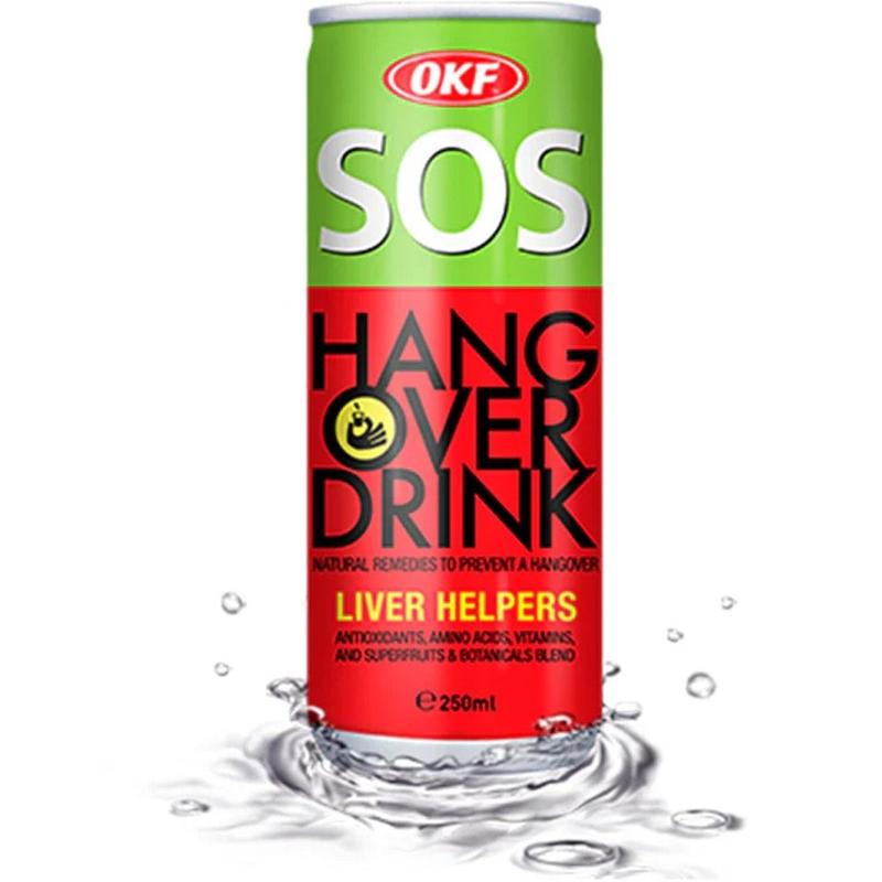 نوشیدنی انرژی زا اس او اس حجم 250 میلی لیتر -  SOS HangOver Drink
