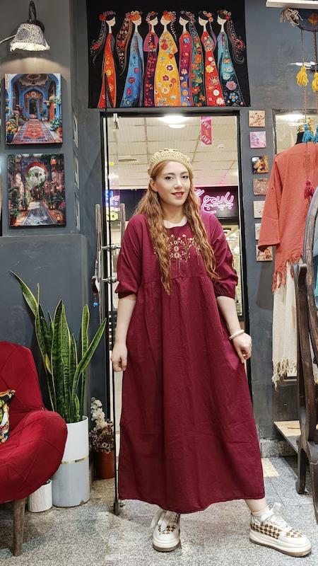 کفتان الیاف طبیعی آفتاب