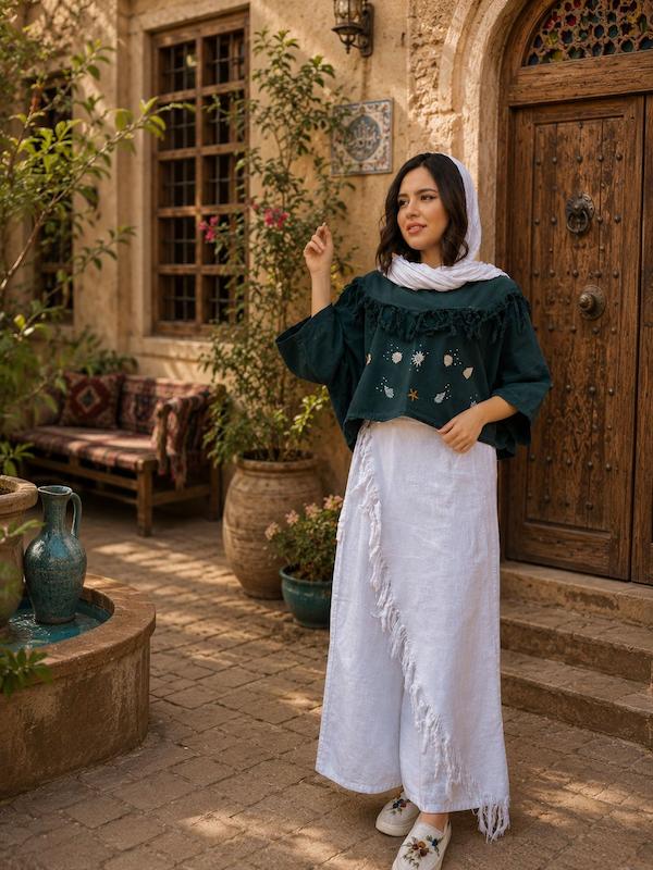 شلوار پرده ای