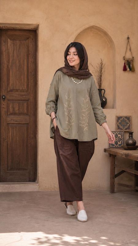 شومیز الیاف پیچک