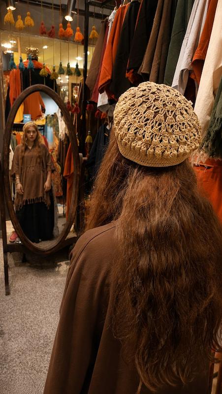 کلاه قلاب بافی