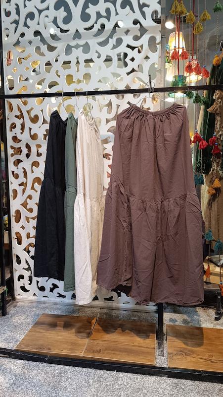 دامن شلواری تک چین
