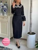 ست کت و دامن یقه ب ب کد محصول 1039