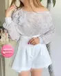 شومیز حریر گل کد محصول 1060