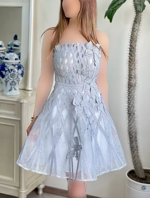 پیراهن حصیری کوتاه کد 1135