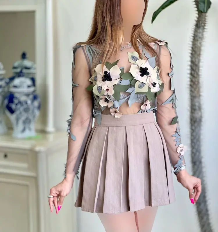 شومیز تور گل کد 1151