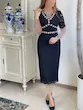 پیراهن یقه هفت دانتل کد 1199