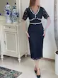 پیراهن یقه هفت دانتل کد 1199