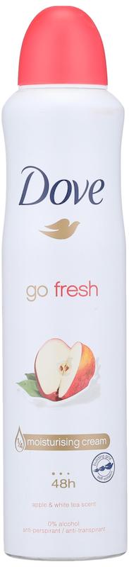 اسپری ضد تعریق داو گوفرش با رایحه سیب و چای سفید  Dove Go Fresh Apple & White Tea Deodorant Spray – 48H Protection