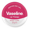 بالم لب  وازلین با عصاره گل رز و بادام 20 گرم  اصل  vaseline
