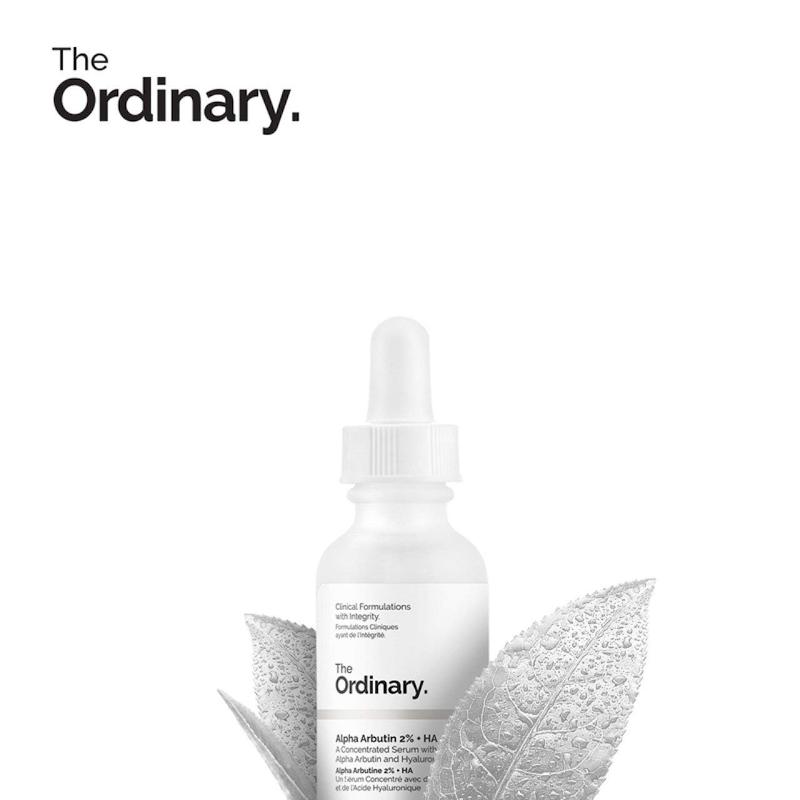 سرم آلفا آربوتین 2% + هیالورونیک اسید اوردینری ضد لک، آبرسان و روشن کننده پوست 30ML