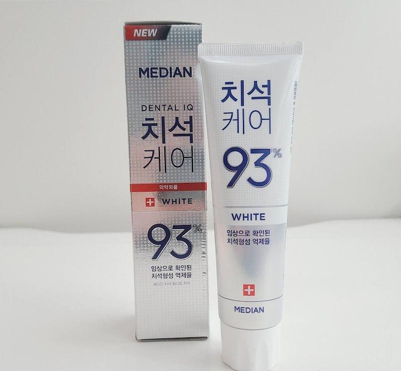 خمیر دندان  مدیان Median Dental IQ 93% White - Whitening & Tartar Control Toothpaste