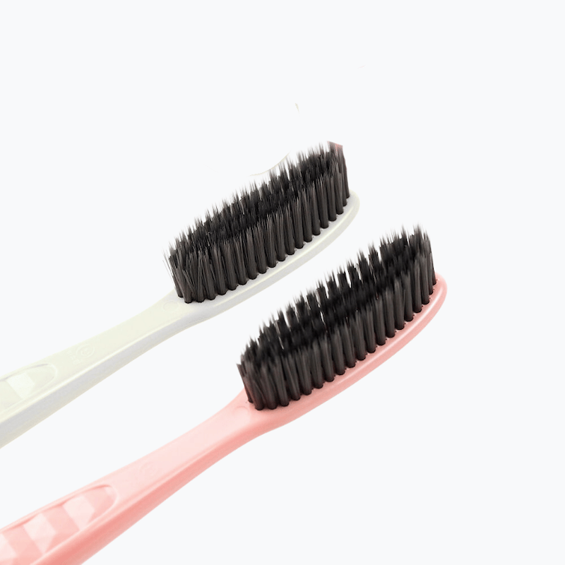 مسواک ذغالی سر بزرگ دنتیکون وانگتا Denticon Wangta Toothbrush Black Charcoal (ساخت کره)