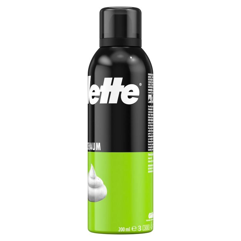 فوم اصلاح صورت ژیلت Gillette در دو رایحه اورجینال (Sensitive) و لیمو (Lime)