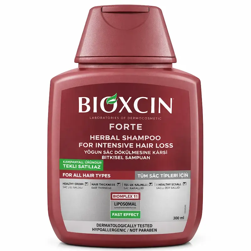 شامپو گیاهی ضد ریزش شدید بیوکسین | Bioxcin Herbal Shampoo for Intensive Hair Loss
