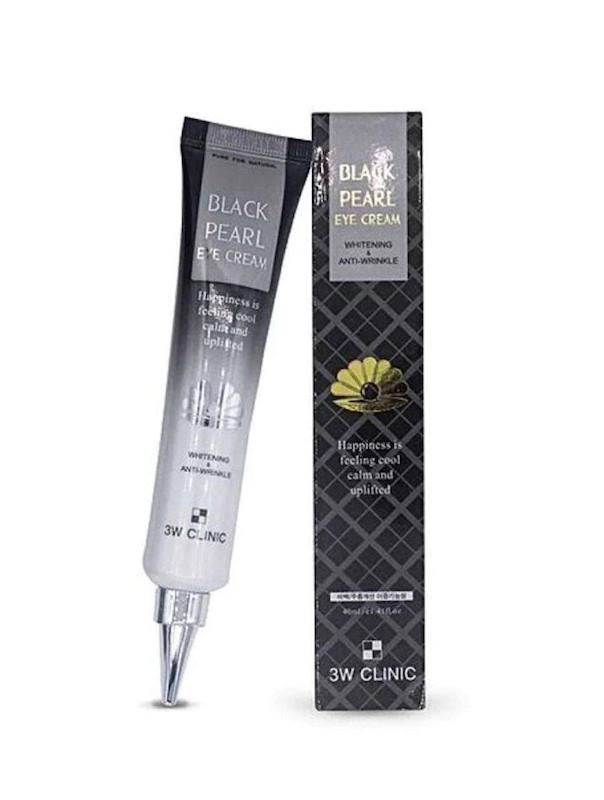 کرم دور چشم ضد چروک مروارید سیاه تری دبلیو کلینیک | 3W Clinic Black Pearl Eye Cream حجم 40 میل