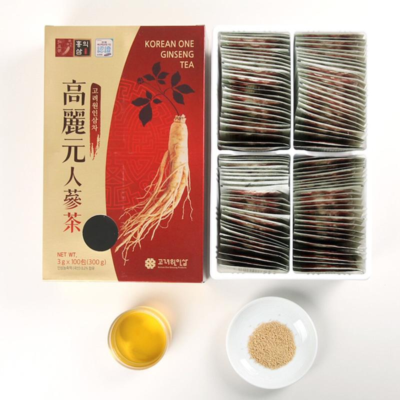 چای جنسینگ کره‌ای (Korean One Ginseng Tea) ساشه 3 گرمی