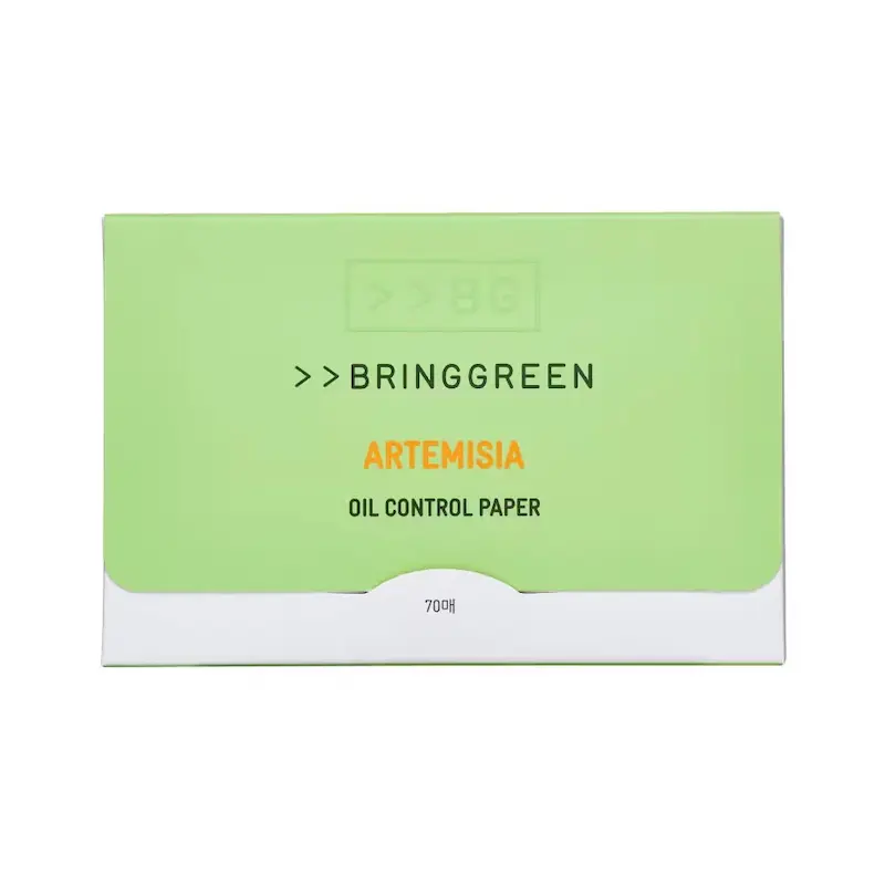 کاغذ کنترل چربی آرتیمیسا برینگ گرین (Bring Green Artemisia Oil Control Paper) تعداد 70 برگ