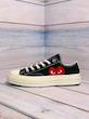 کانورس پلی مشکی ساق کوتاه Converse Play CDG Black Black low