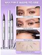 هاشور و لمینت ابرو دو سر شیگلم  Real Flow Laminating Brow Pen