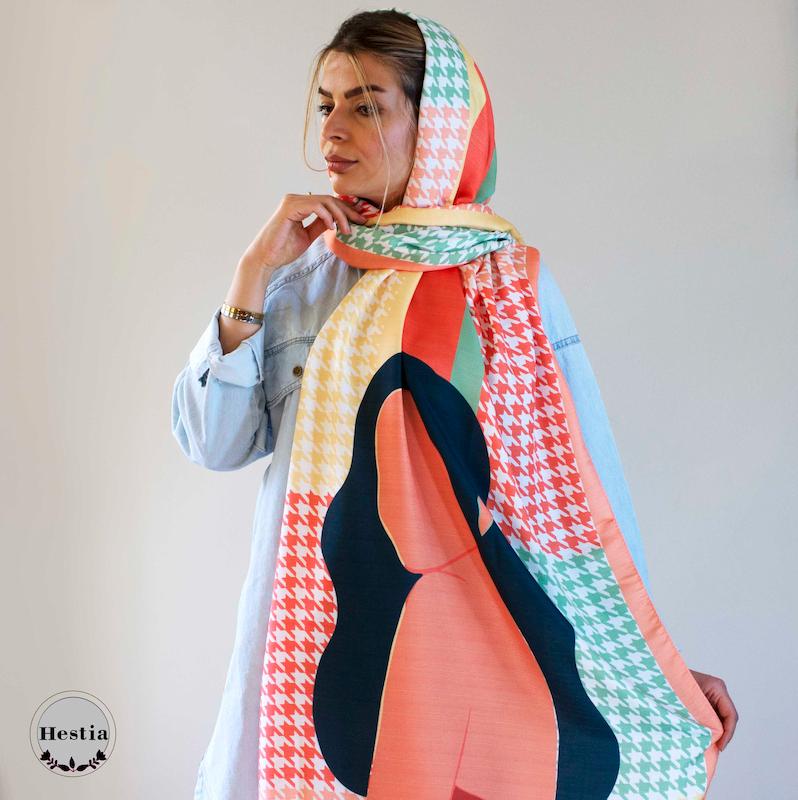 شال پیردوپل رنگی