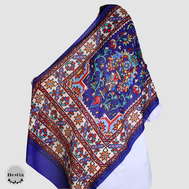 شال طرح قالی