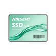 نمای روبه‌روی SSD دو و نیم اینچی HIKSEMI WAVE(S) ظرفیت 256GB با بدنه مشکی و لیبل سبز، روی پس‌زمینه سفید.