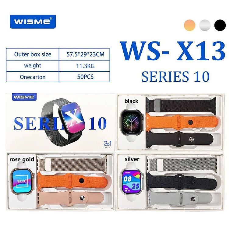 ساعت هوشمند wisme طرح اپل واچ مدل WS-X13