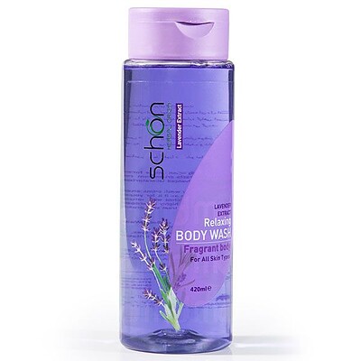 شامپو بدن اسطوخودوس شون 420 میل|schon lavender body wash 420ML