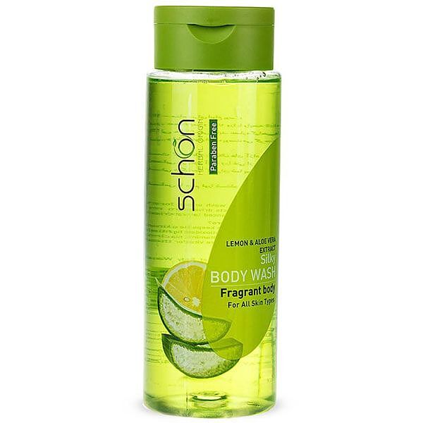 شامپو بدن لیمو و آلوئه ورا شون 420 میل|Schon Lemon And AloeVera Body Wash 420ml