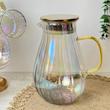  ست پارچ و لیوان پیرکس 8 پارچه هلوگرامی کدویی