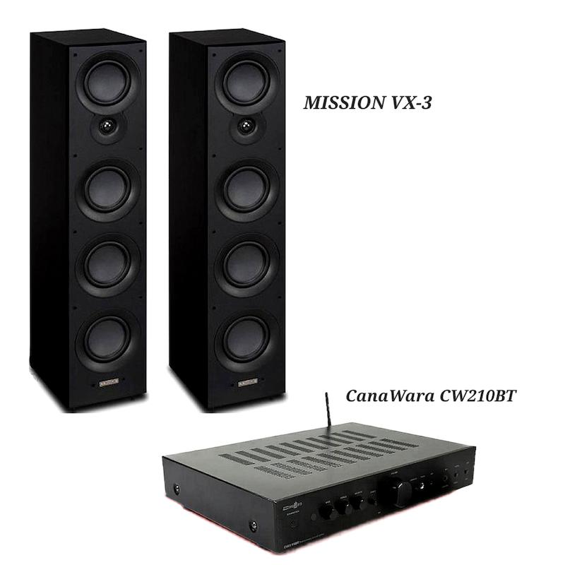 ست آمپلی فایر کاناوارا و استند میشن VX-3