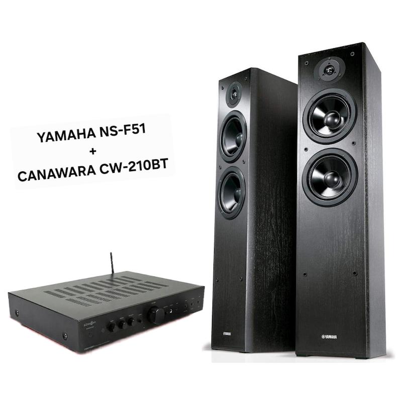 ست آمپلی فایر کانوارا و اسپیکر استند یاماها CANAWARA-YAMAHA