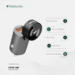 شارژر فندکی خودرو دو پورت Tracker گرین Green Lion Tracker Dual Port Car Charger