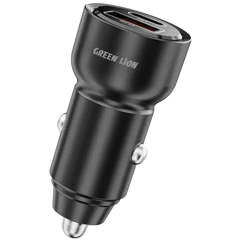 شارژر فندکی گرین لاین  مدل RoadVolt Car Charger PD30W + QC30W