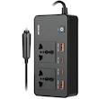 اینورتر خودرو 200 وات و شارژر فندکی فست شارژ ماشین تایپ‌سی گرین‌لاین مدل GC-200