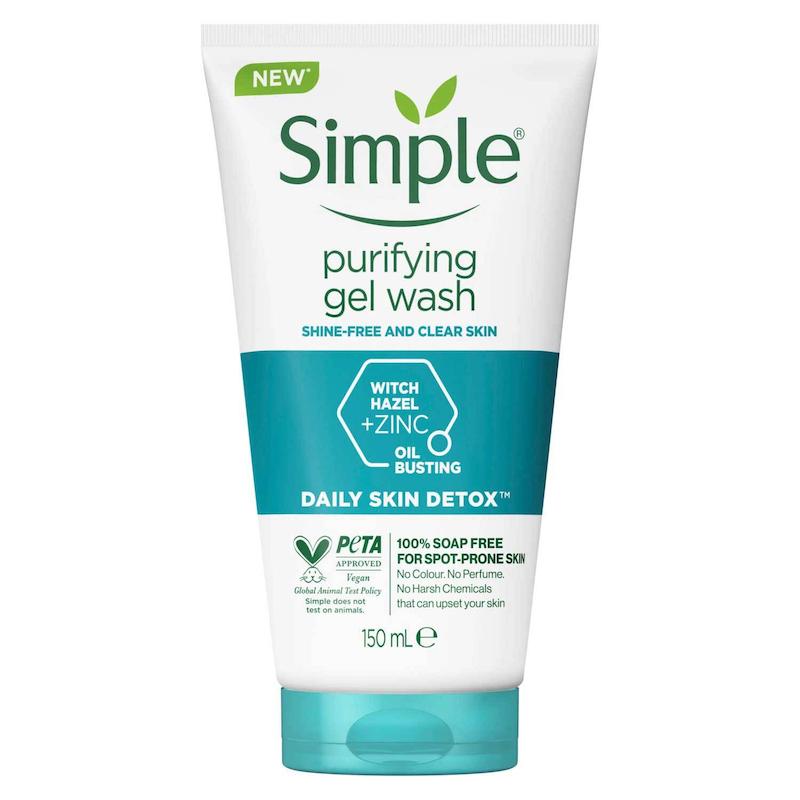 ژل شستشو صورت پوست چرب و مختلط سیمپل Purifying Gel Wash 