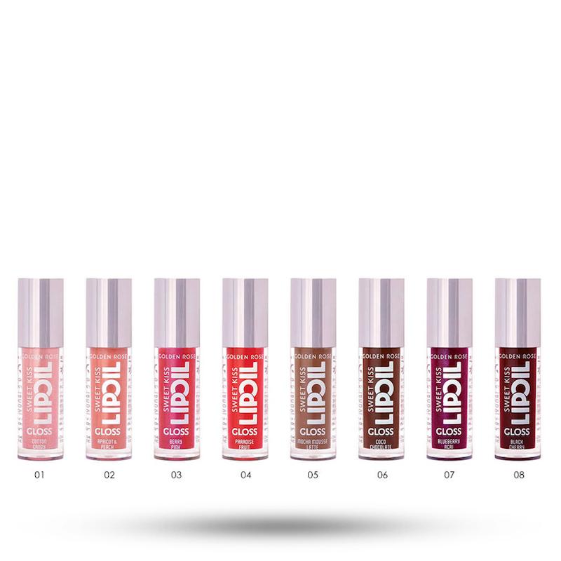 لیپ اویل براق گلدن رز مدل SWEET KISS