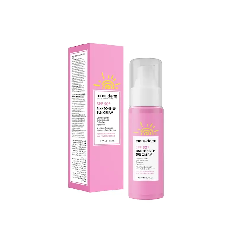 ضدآفتاب SPF 50+ پینک تون آپ مارودرم