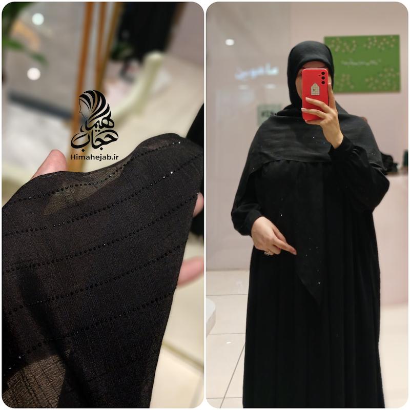 روسری اسلپ نگین خطی